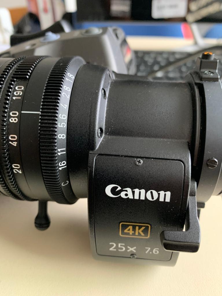 Canon CJ25ex7.6B IASE S 2/3-inch UHD 4K Broadcast ENG Lens - Used Video ...