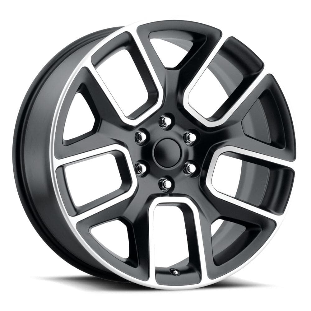 FR 76 – RAM TRUCK 1500 REPLICA WHEELS – SATIN BLACK MACHINED FACE ...