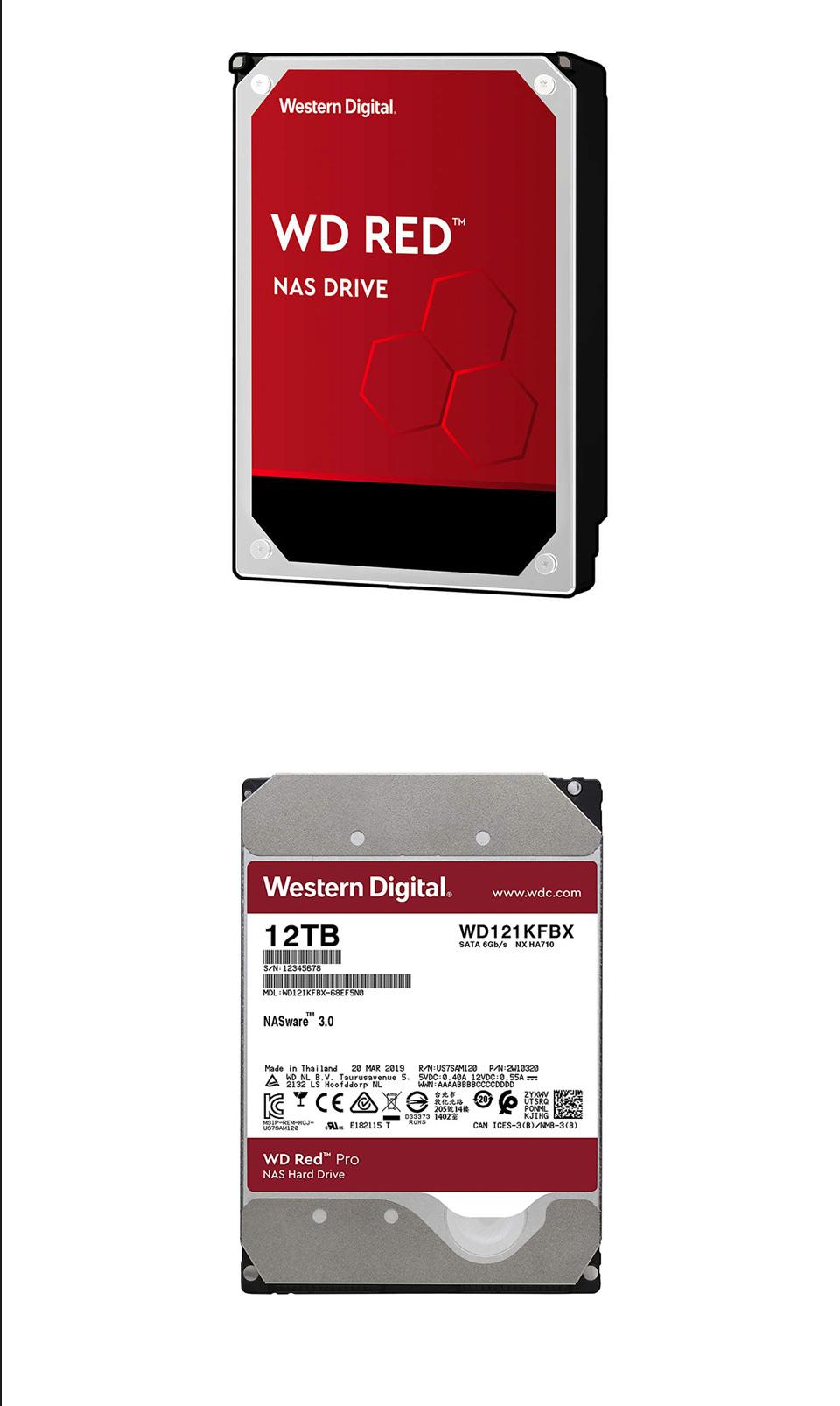 Buy Western Digital WD Red Pro 12TB WD121KFBX 3.5in NAS Hard Drive ...