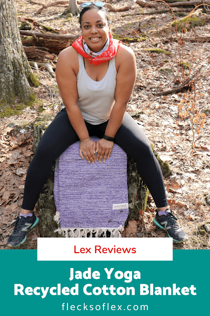 Jade Yoga Recycled Cotton Yoga Blanket Review - Flecks of Lex