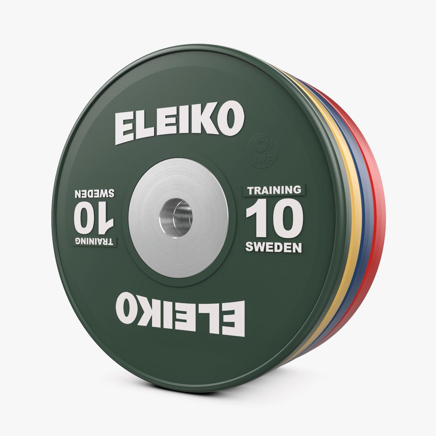 Eleiko IWF Weightlifting Training Plates | Garage Gym Lab