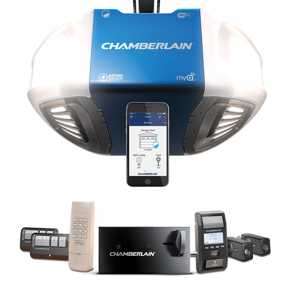 Chamberlain Ultimate Security Bundle: The Ideal Garage Door Opener ...