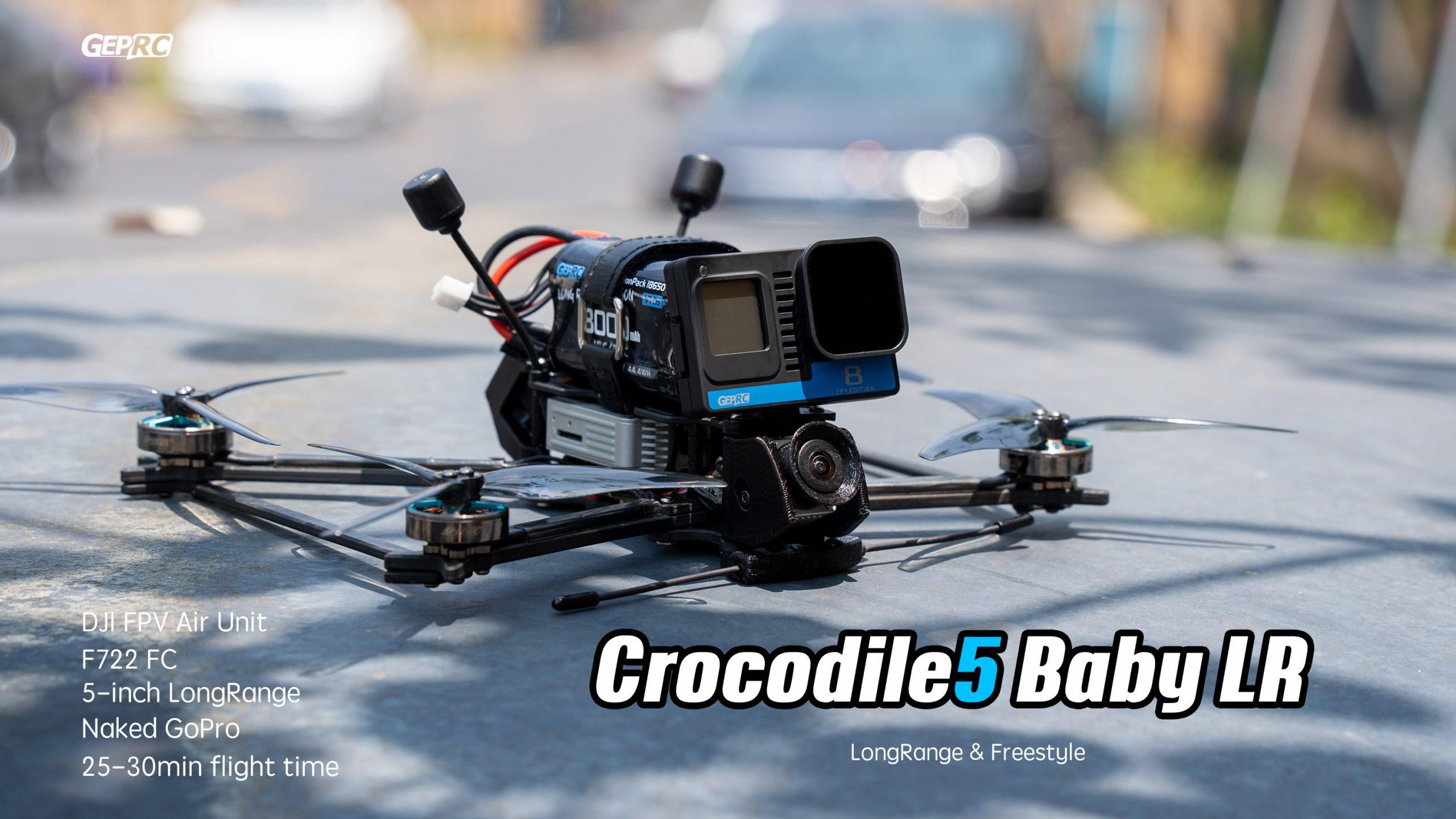 GEPRC Crocodile5 Baby LR HD LongRange FPV