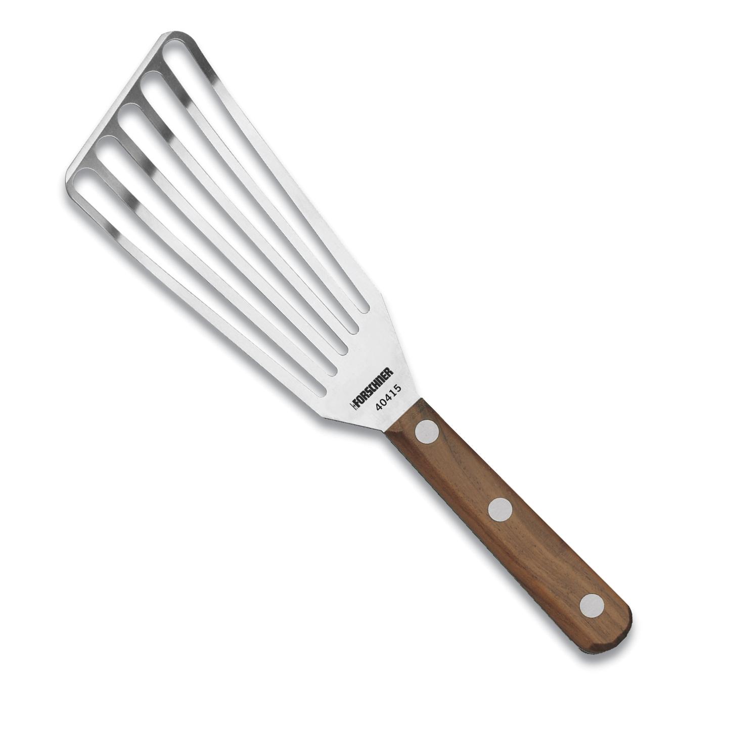 40415 - VICTORINOX Chef's Slotted Fish Turner, 3" x 6", Wood Handle