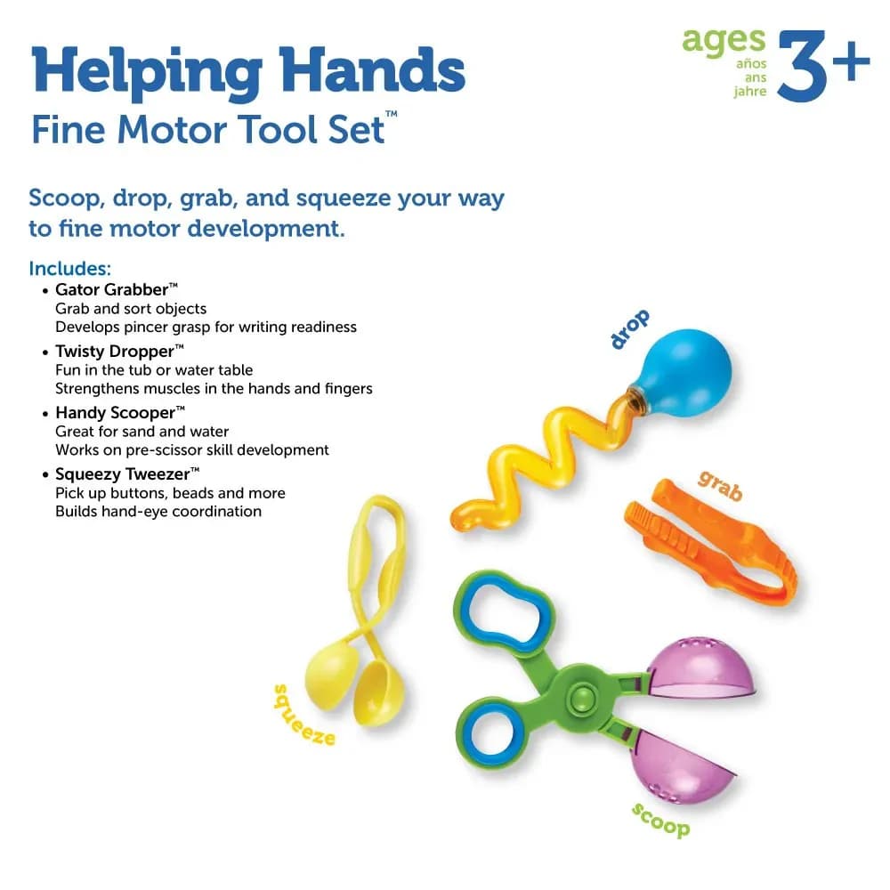 Helping Hands Fine Motor Tool Set by Learning Resources