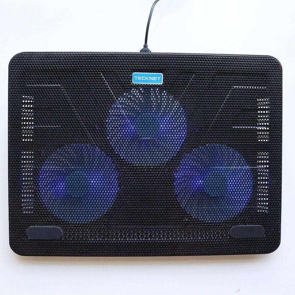 TECKNET N8 Quiet Laptop Cooler Cooling Pad Stand With 3 Fans | in ...