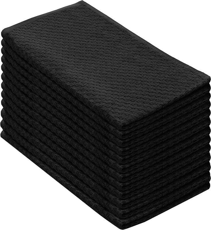 Eurocafe Waffle Weave Terry Kitchen Towels | kitchentowels.org