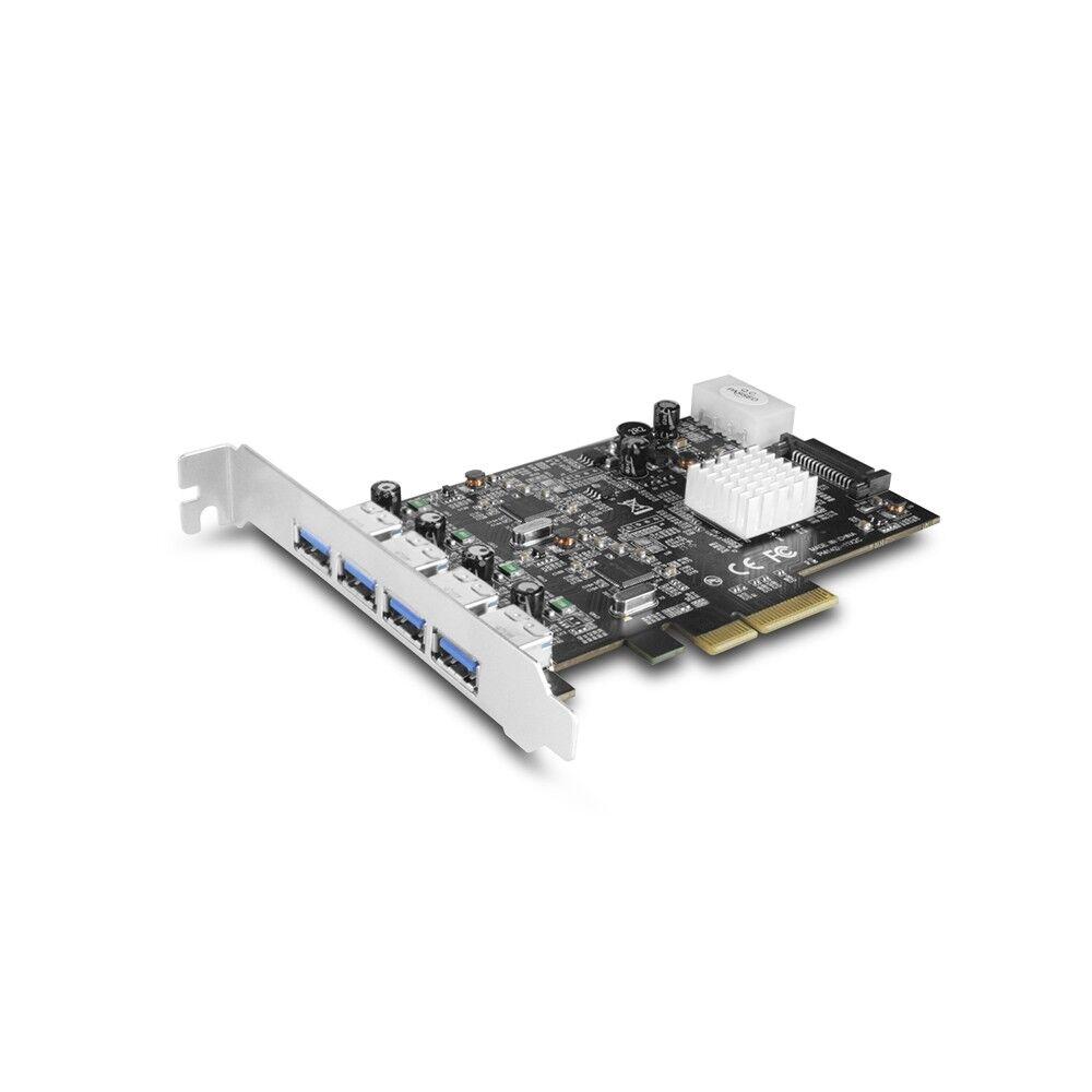 Vantec Dual Chip 4-Port Dedicated 10Gbps USB 3.1 Gen 2 PCIe Host Card ...