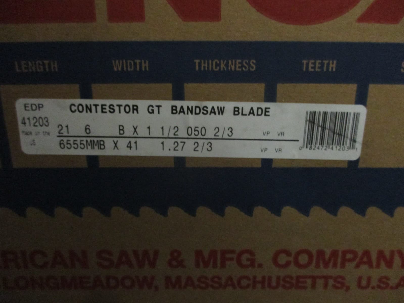 Lenox Contestor GT Carbide Band Saw Blade