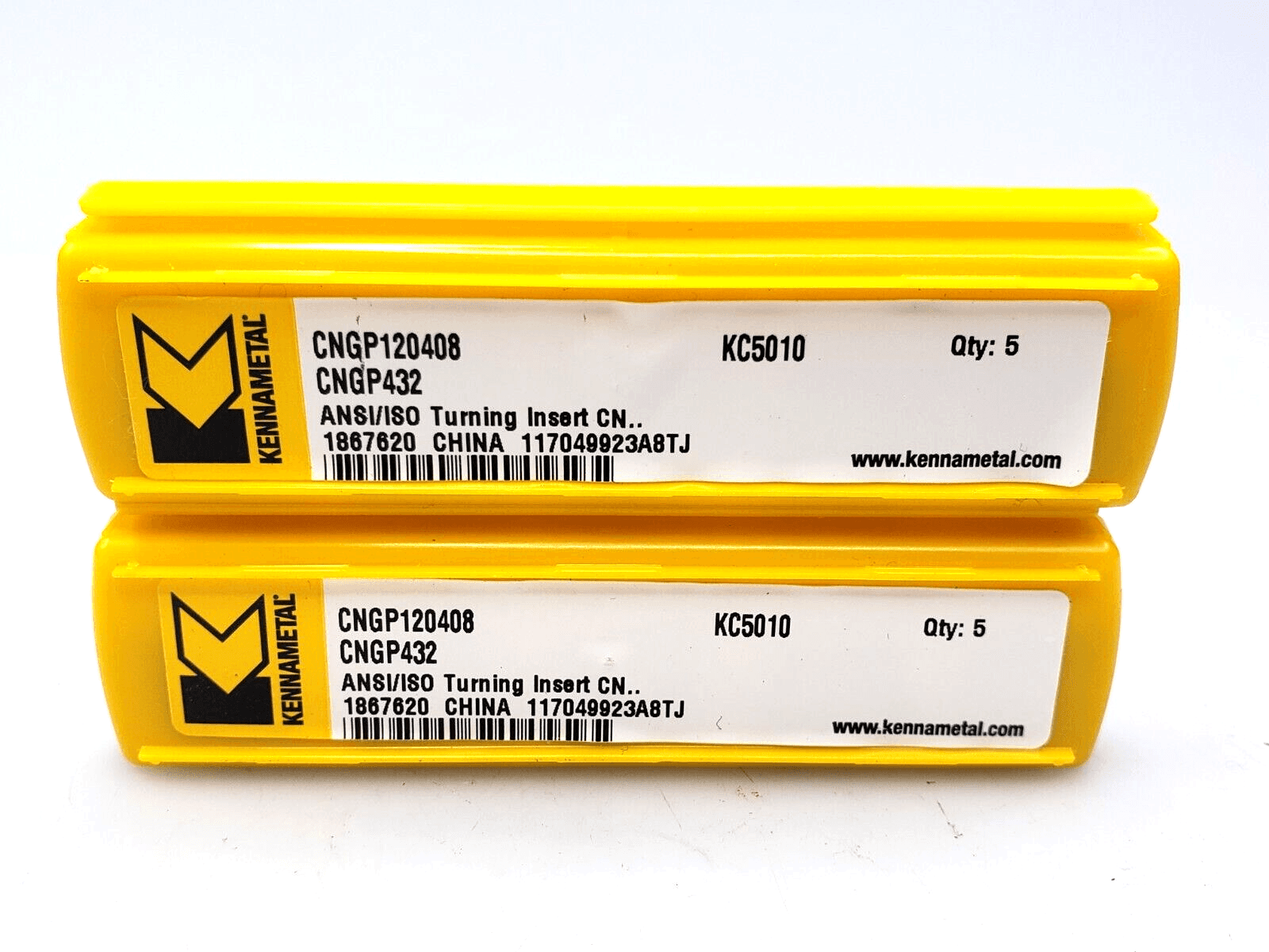 Kennametal CNGP 432 KC5010 (CNGP 120408) Carbide Turning Inserts (Box ...
