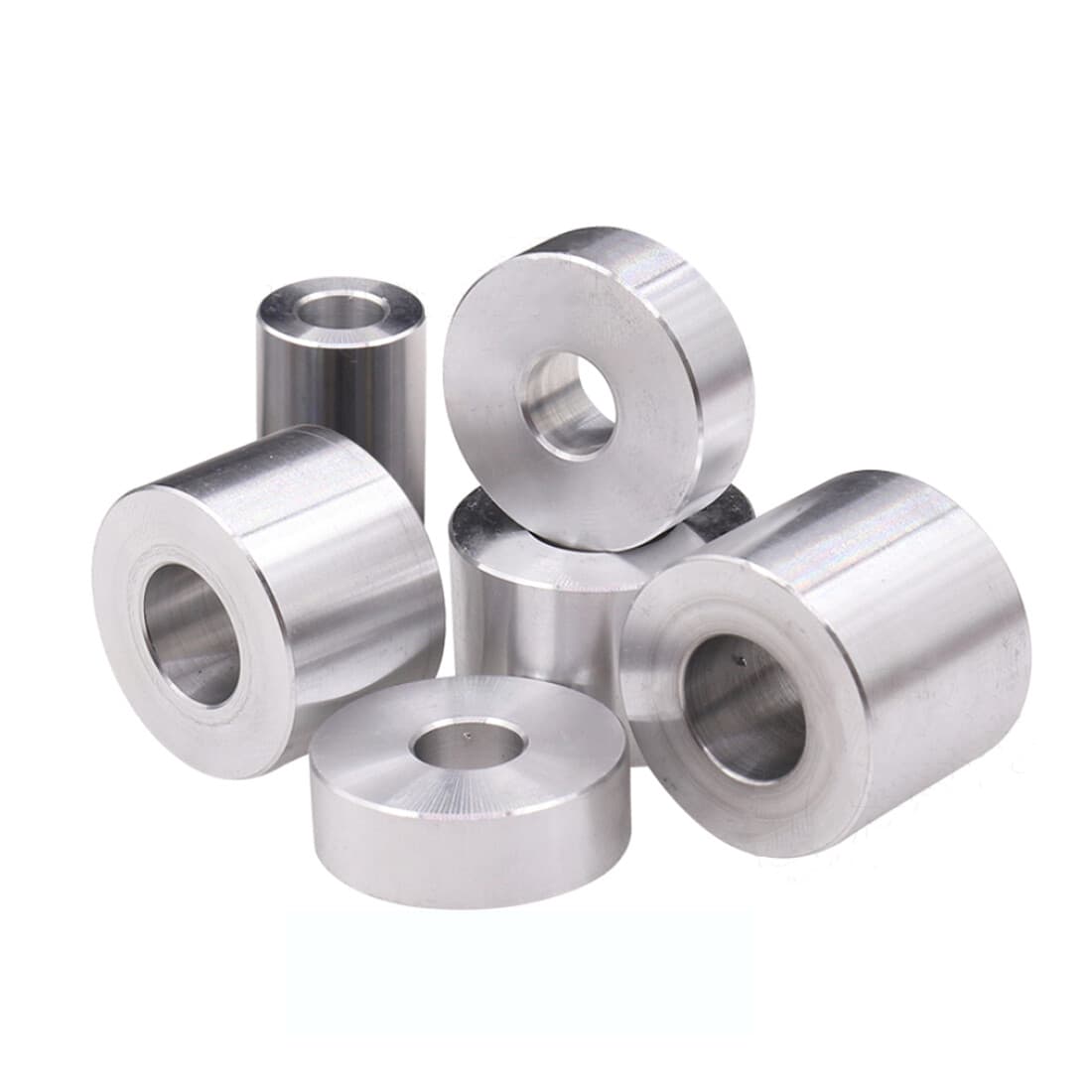 Round Spacer M8 M10 M12 Aluminium Stand Off Spacers Collar Bushes ...