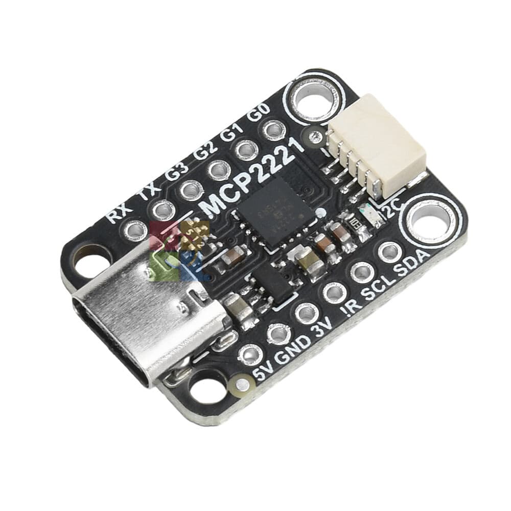 MCP2221A USB to GPIO ADC/I2C Converter Adapter Module Breakout Board ...