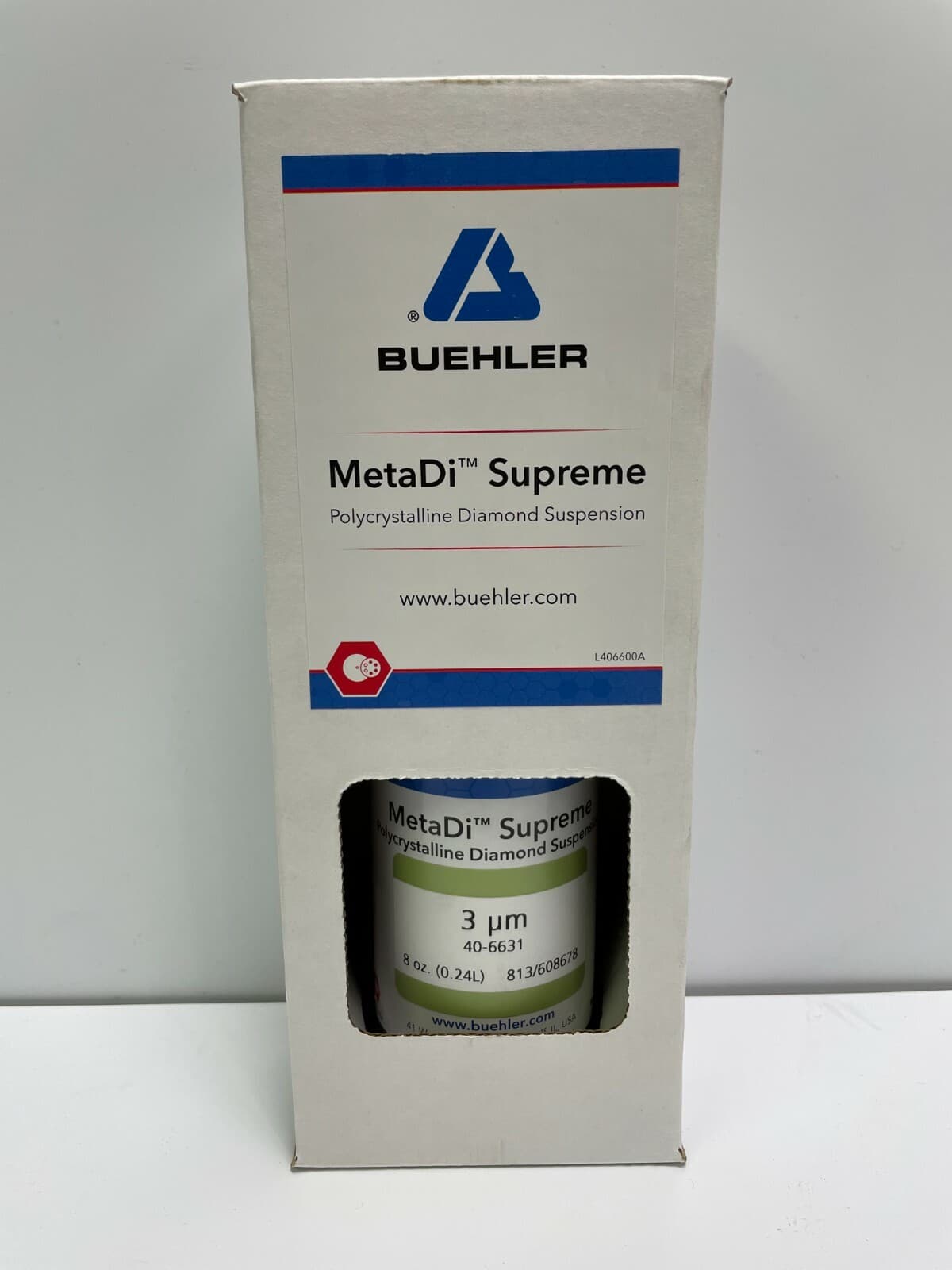 Buehler MetaDi Supreme Polycrystalline Diamond Suspension 3 μm (40-6631 ...
