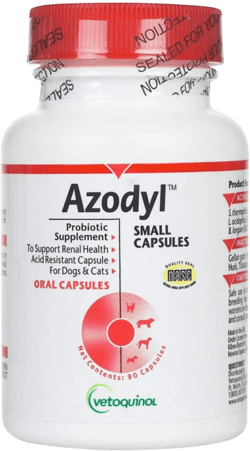 Vetoquinol Azodyl Kidney Health Supplement Capsules for Dogs and Cats ...