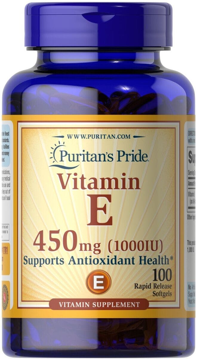 Puritan’s Pride Vitamin E 1000IU 100 Softgels