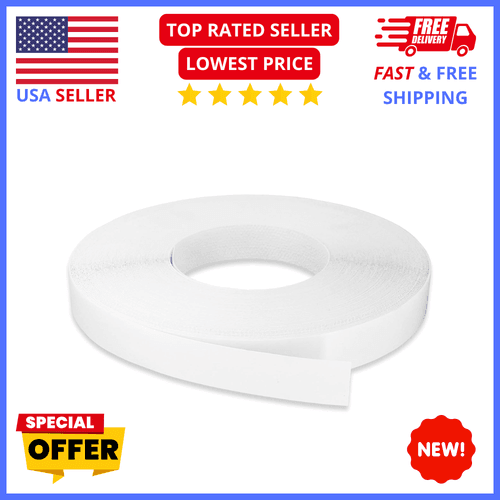 White Melamine Edge Banding Tape 3/4” x 25ft – Iron-On Pre-Glued ...