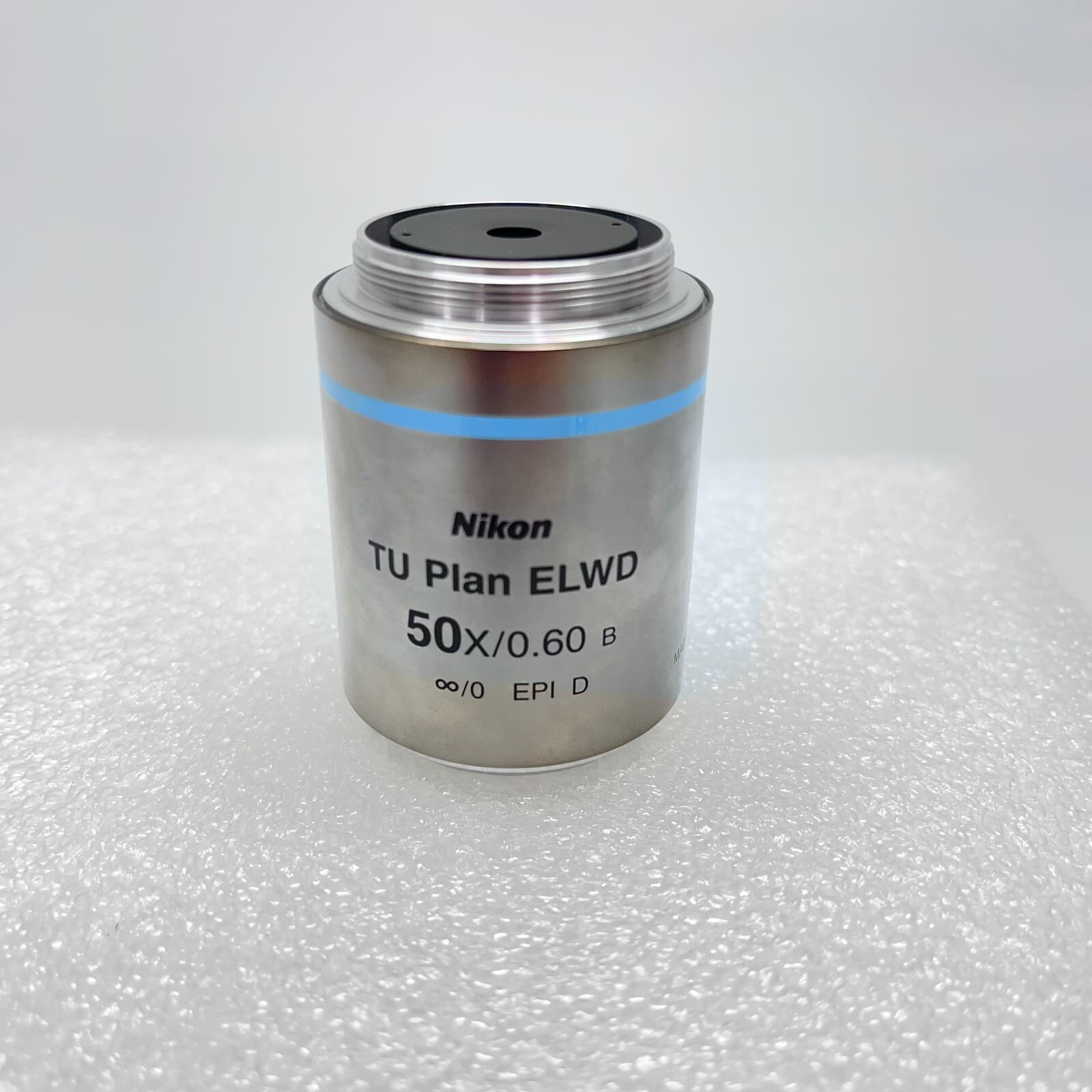 Nikon TU Plan 50x/0.60 ELWD OFN 25 WD 11 BD Epi D Microscope Objective ...