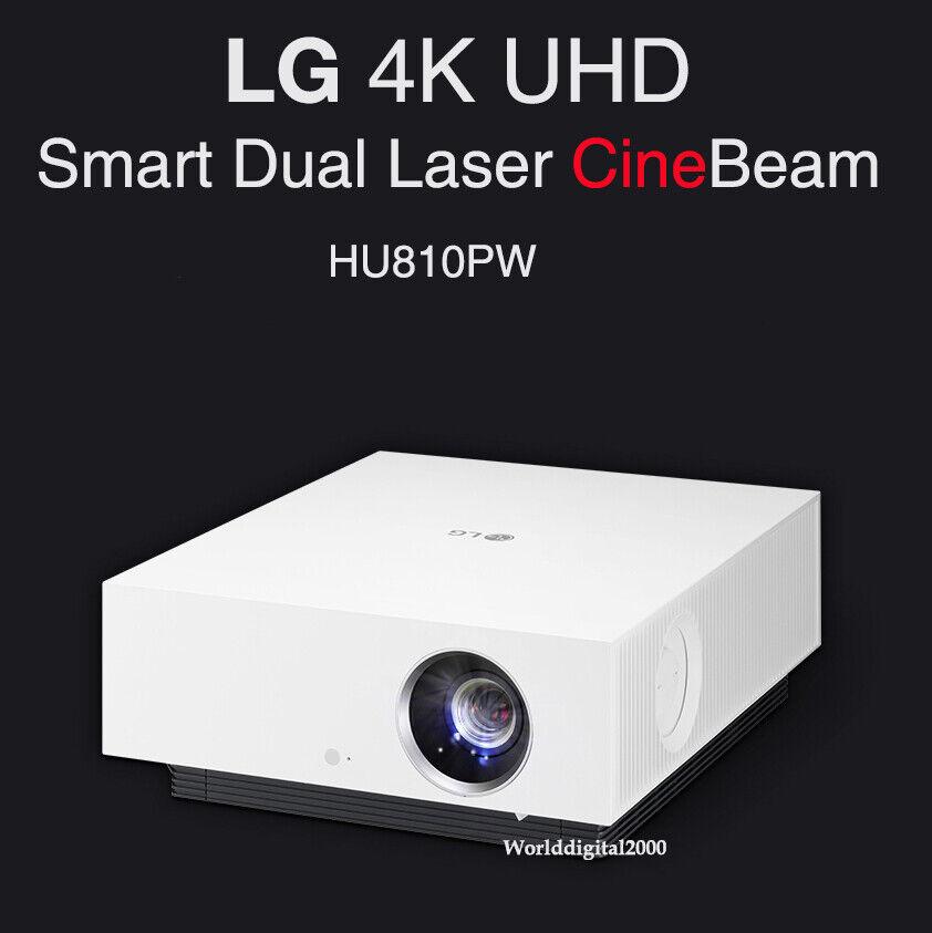 New LG HU810PW 4K UHD Smart Dual Laser CineBeam Projector Up to 300 ...