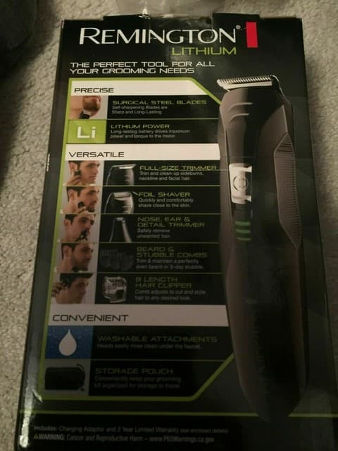 Remington PG6025 All-in-1 Lithium Powered Grooming Kit, Trimmer for ...