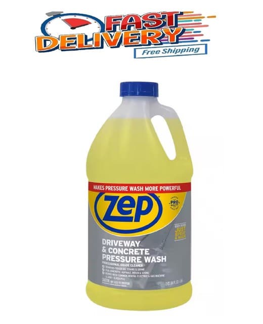 Zep Commercial 128 Oz Driveway and Concrete Pressure Washer Concentrate ...