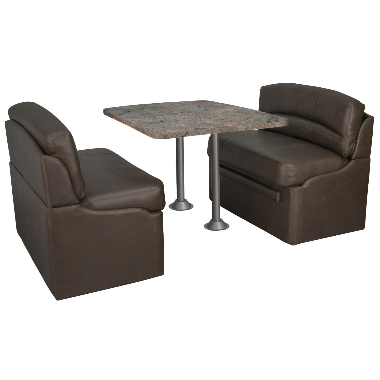 RecPro RV Dinette Seating Set 2 Dining Booths With Table And Surface ...