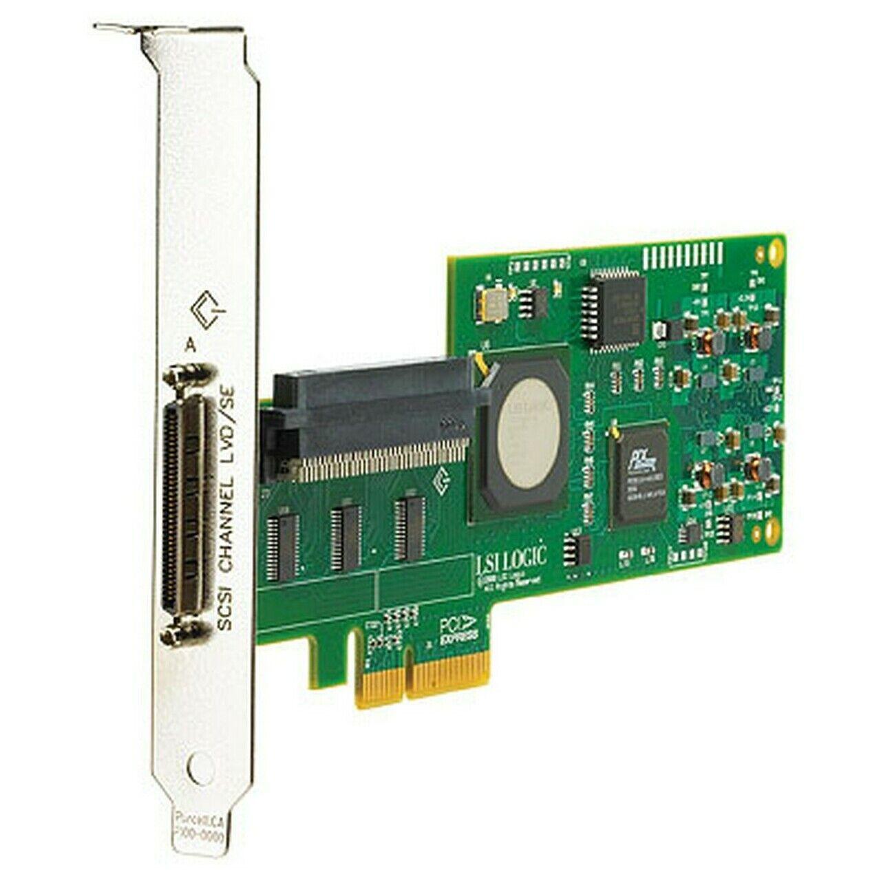 LSI Logic Ultra320 SCSI Storage Controller Card LSI20320IE PCI-Express ...