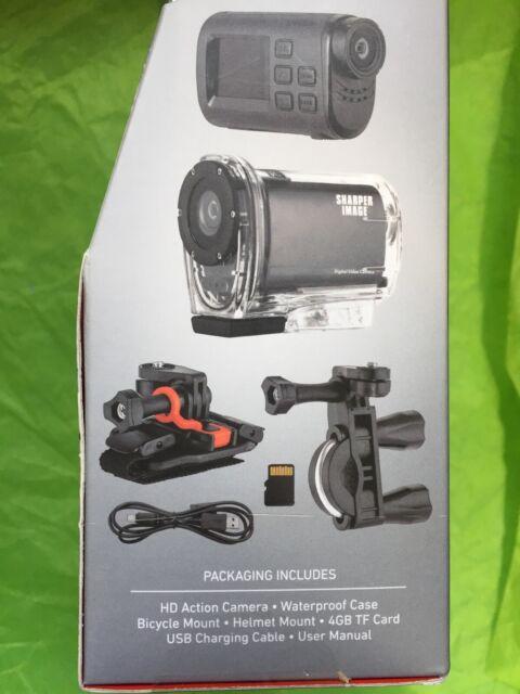 Sharper Image Full HD 1080p Action Cam Pro Digital Video Camera Go ...