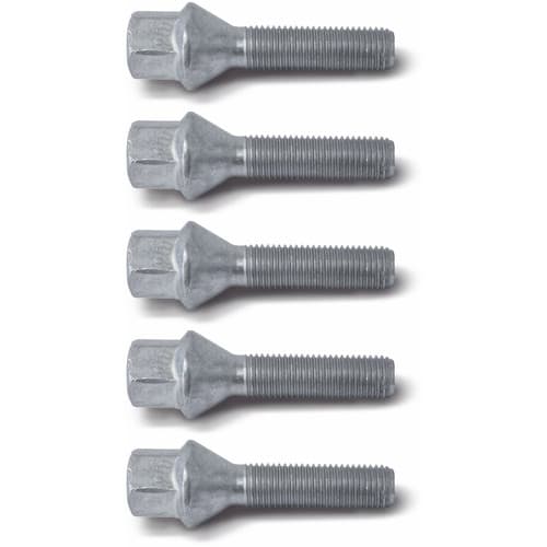 H&R 1254001 5 x Tapered Seat Wheel Lug Bolts 12 x 1.5 x 40 mm Set for ...