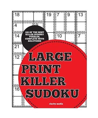 Killer Sudoku Large Print, Clarity Media 9781495398957 | eBay UK