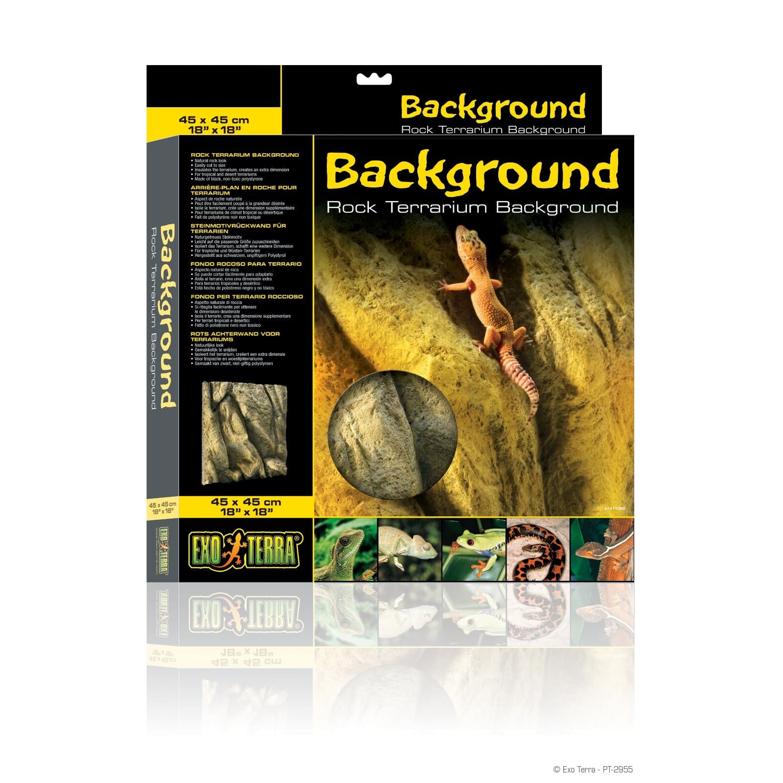 3d Foam Terrarium Background by EXO Terra 600x600mm for sale online | eBay