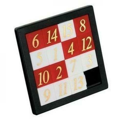 Number Slide Puzzle Classic Sliding Brain Teaser Game Gift Toy by ...