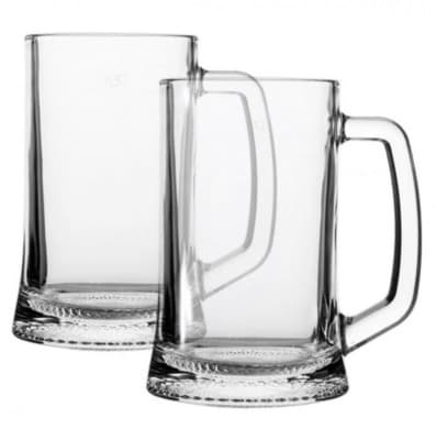 Luminarc Dresden Beer Glass Set of 2 Beer Stein Set | eBay