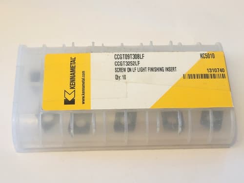 10PCS KENNAMETAL CCGT 32.52 LF KC5010 INSERTS GENUINE | eBay