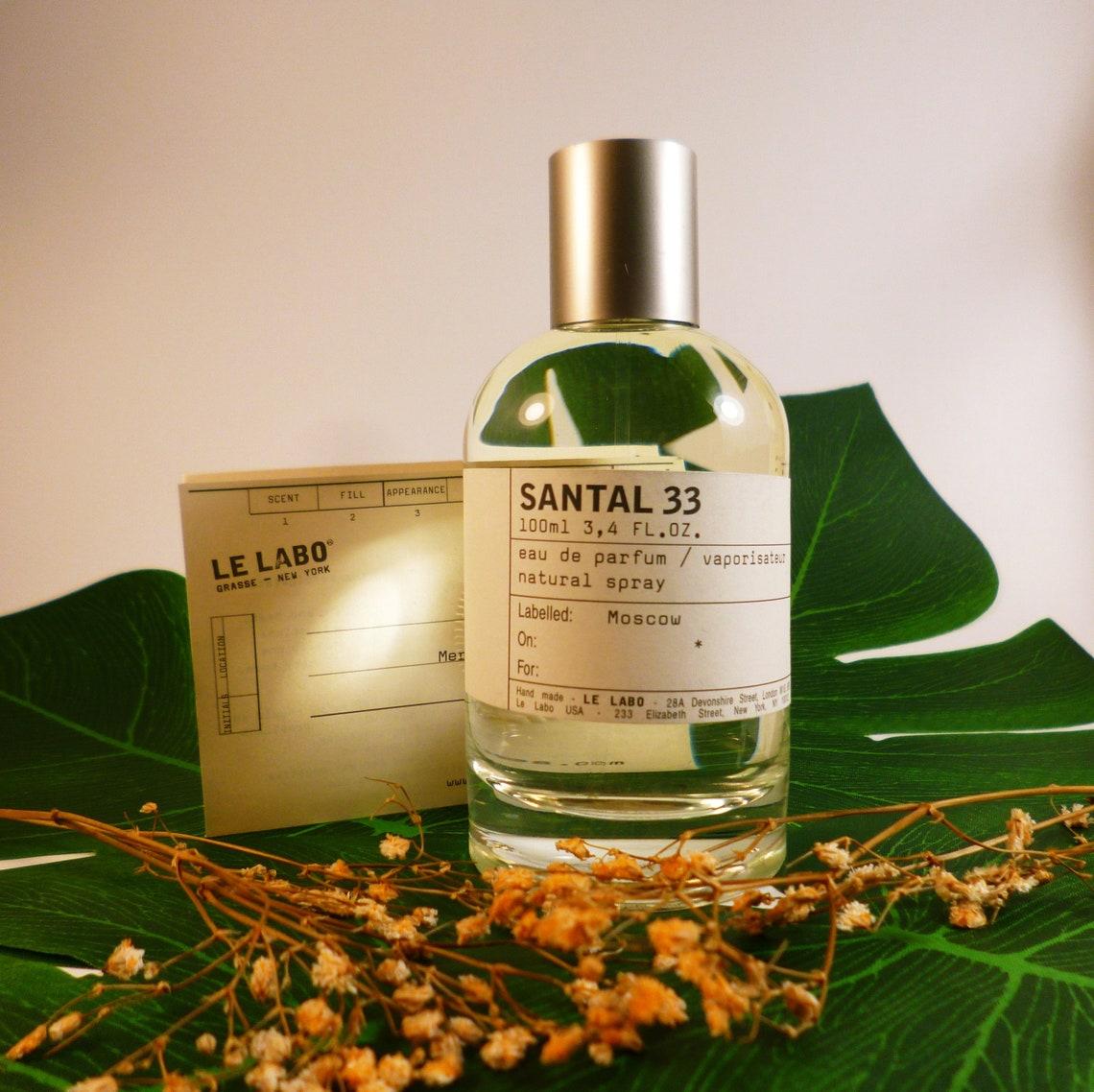 Le Labo Santal 33 Eau De Parfum 100 Ml 3.4 Fl.oz. | Etsy