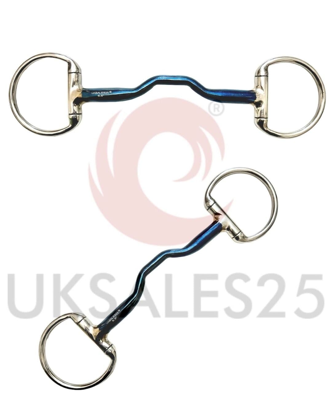 Eggbutt Ported Blue Sweet Iron Snaffle Bit (UKSALES25®) *SAME DAY ...