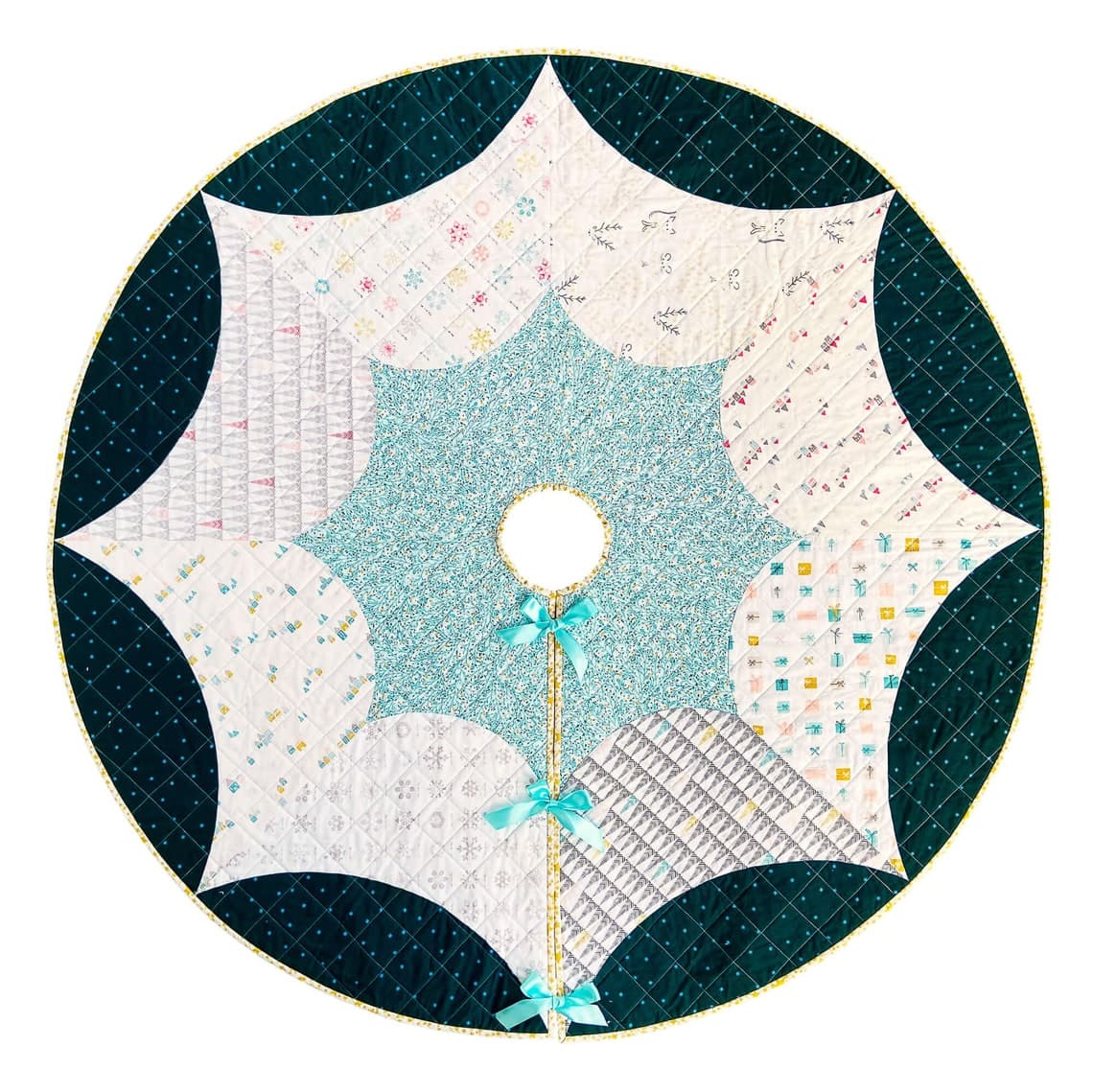 Brightest Star Tree Skirt & Garland Quilt (PDF Patterns) - Etsy