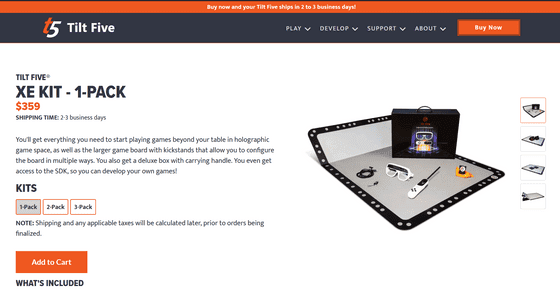 ARで立体的にボードゲームがプレイできる「Tilt Five」 - GIGAZINE