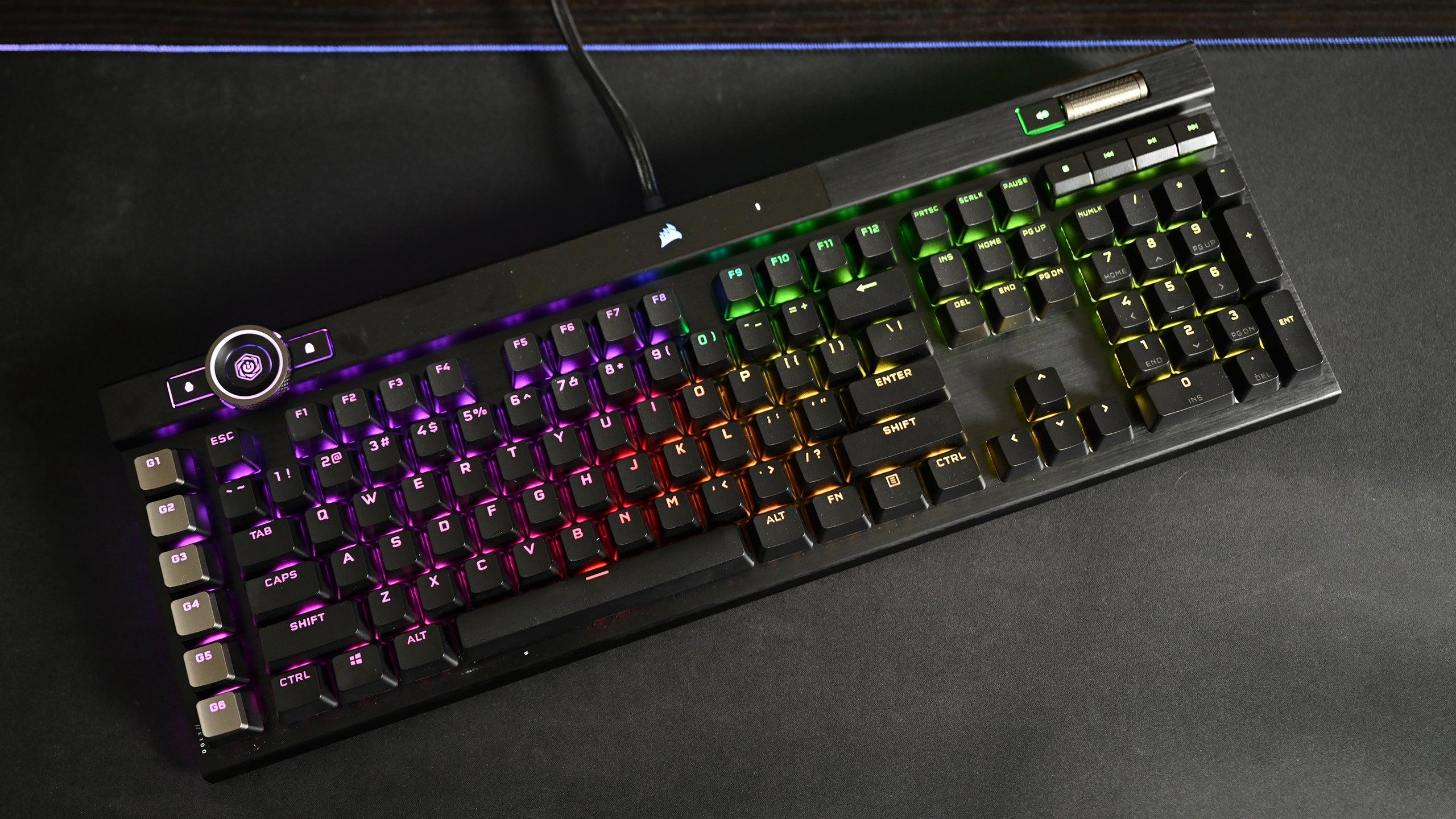 Corsair's Pricey K100 RGB Looks and Feels Like Lightning in a Bottle