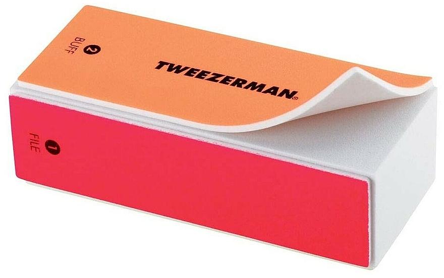 Tweezerman 4-In-1 Smooth & Shine Block Neon File Buff - Bloc polissoir ...