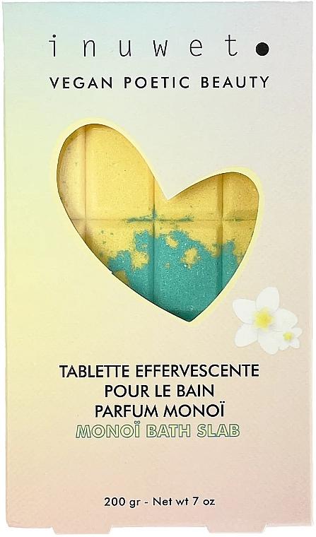 Inuwet Tablette Bath Bomb Monoi - Tablette de bain effervescente, Monoï ...