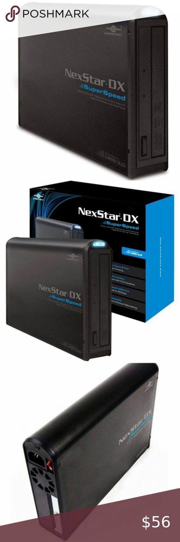 Vantec NexStar DX NST-530S3-BK Drive Enclosure, USB 3.0 Host Interface ...