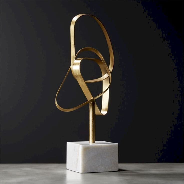 CB2 - April Catalog 2018 - Standing Infinity Brass Knot Sculpture ...