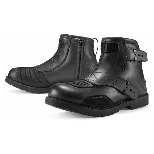 Icon 1000 El Bajo Boots | Black motorcycle boots, Motorcycle boots, Boots