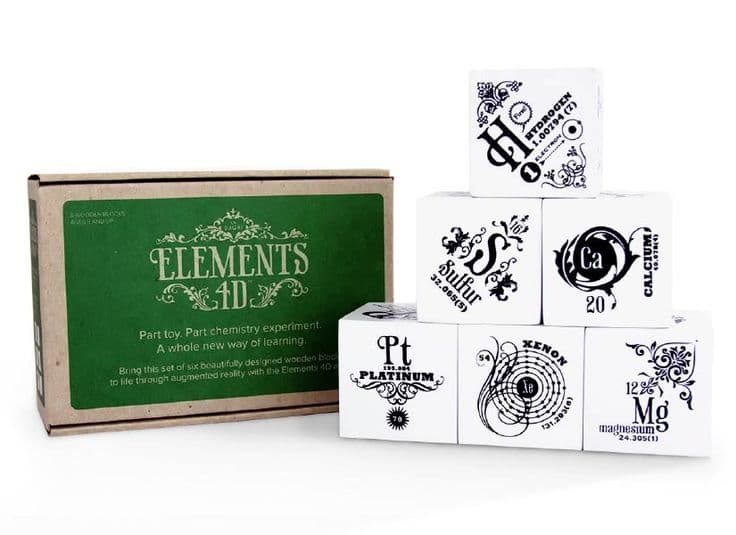 Augmented Reality Chemistry Blocks | DAQRI Elements 4D