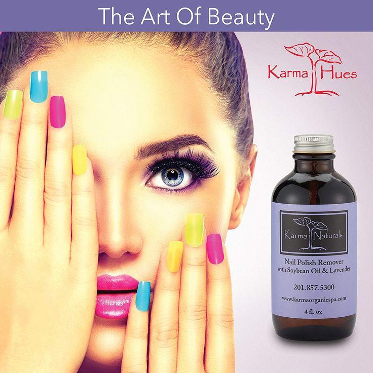 Karma Organic Nail Polish Remover with Soybean Oil and Lavender - Non ...