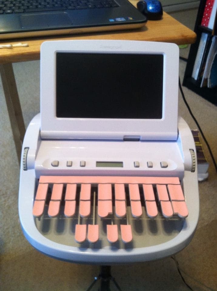 Stenograph Diamante - Pink Keypads | Court Reporting