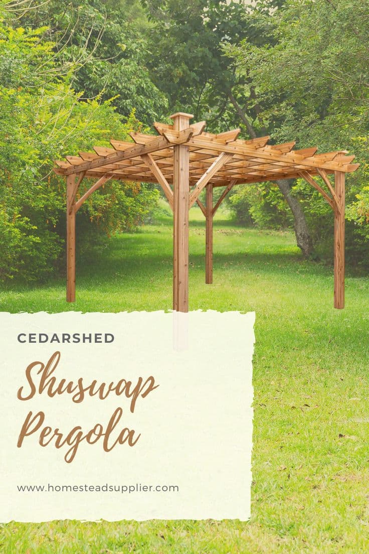 12x12 Cedarshed Shuswap Pergolas | Pavilion | Pergola, Backyard ...