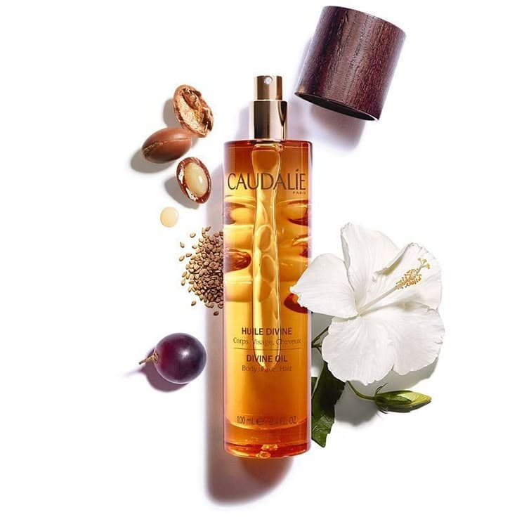 Caudalie Divine Oil For Face, Body, and Hair - The L.A Glow | Body oil ...