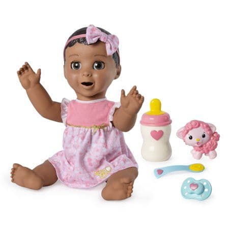 Luvabella Brown Hair, Responsive Baby Doll with Real Expressions and ...