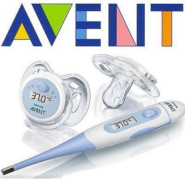 Philips AVENT Digital Baby Soother Dummy Thermometer Set Brand New ...